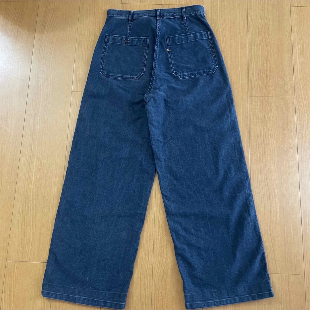 45R - 45R インディゴ ワイドデニム ジーンズ 藍染 サイズ1の通販 by ... 45R デニムパンツ ワイド インディゴ サイズ1