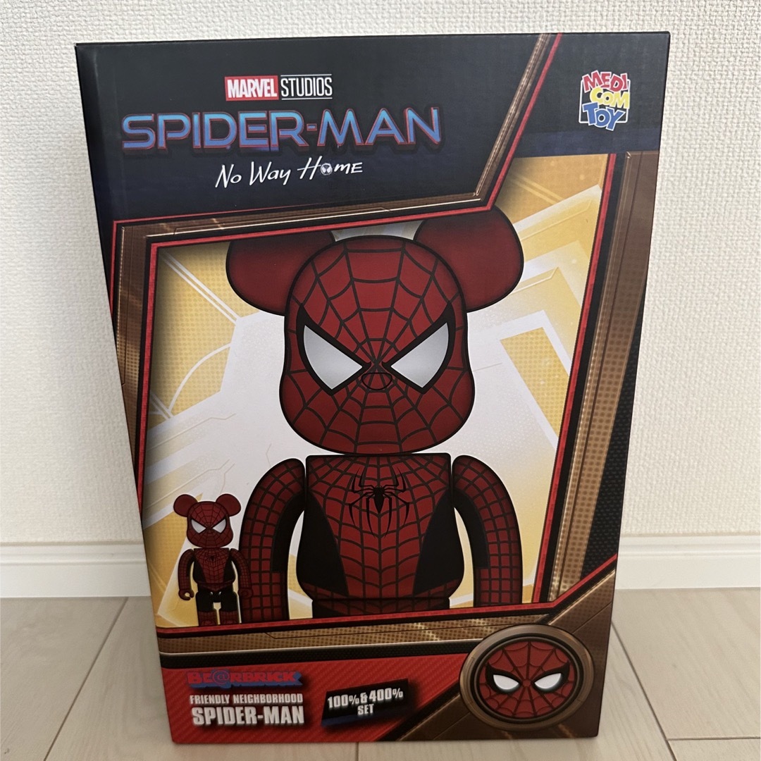 BE@RBRICK FRIENDLY SPIDER-MAN 100％&400％