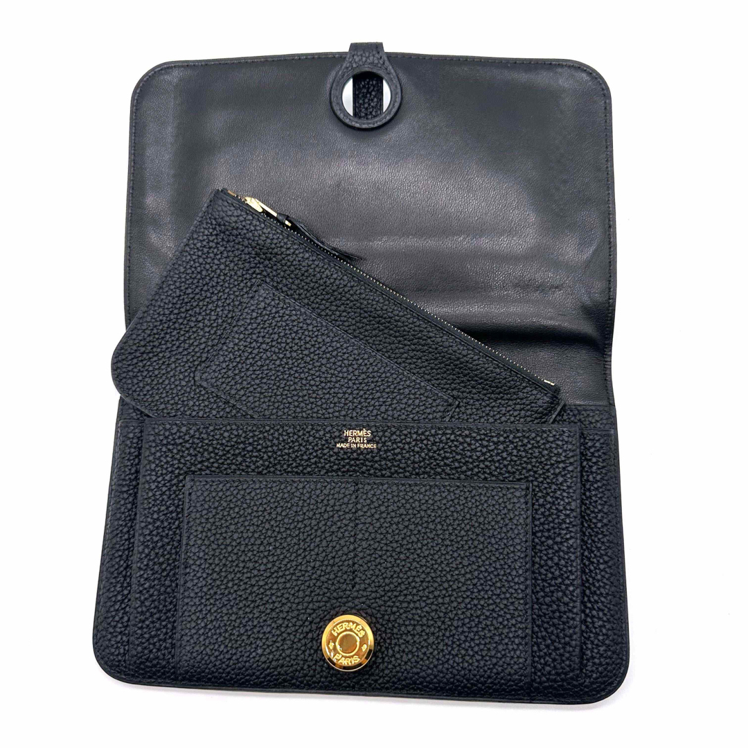 美品】HERMES エルメス ドゴンGM ゴールド金具 長財布 | www