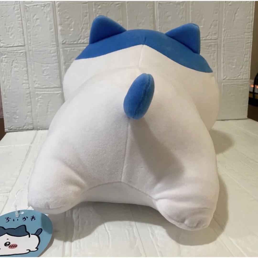 ちいかわ(チイカワ)の新品 未使用 ちいかわ BIGぬいぐるみ  ハチワレ　タッグ付き キッズ/ベビー/マタニティのおもちゃ(ぬいぐるみ/人形)の商品写真