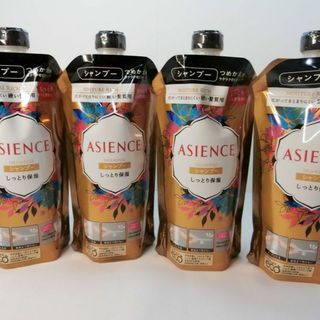 アジエンス(ASIENCE)のASIENCE シャンプーしっとり保湿　詰替用　340ml 計4本(シャンプー)