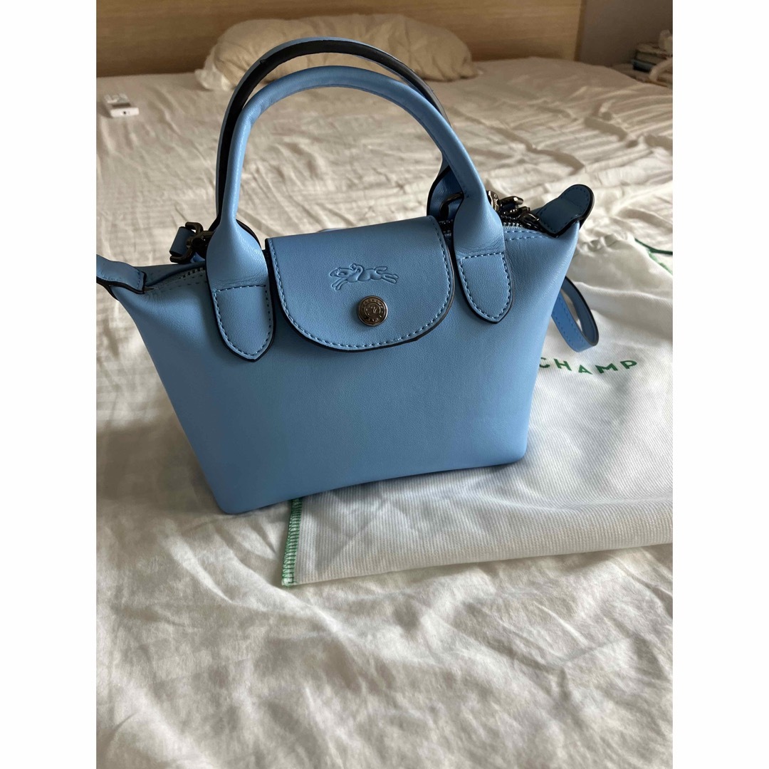 新品 ロンシャン LONGCHAMP ハンドバッグ ル・プリアージュ キュイール