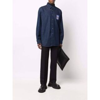 RAF SIMONS ラフシモンズ デニムシャツ 2021-2022AW M