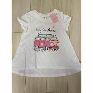 ケイトスペードニューヨーク(kate spade new york)の新品　ケイトスペード　ティシャツ　チュニック　女の子　120 Tシャツ(Tシャツ/カットソー)