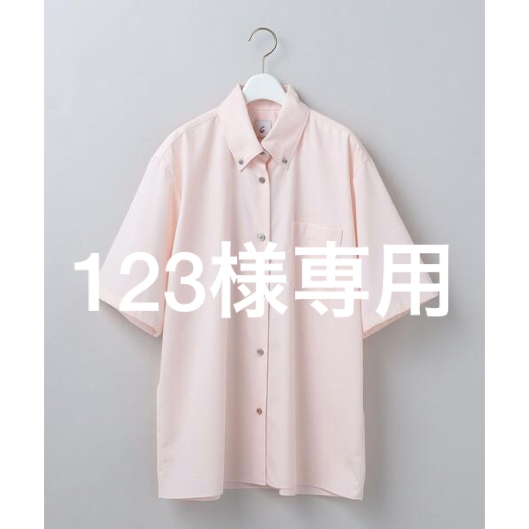 ＊美品＊ 6(roku)COTTON BD SHORT SLEEVE SHIRT