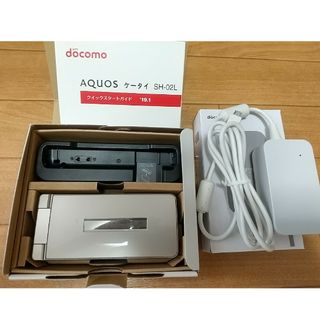 エヌティティドコモ(NTTdocomo)の【used】docomo AQUOS SH-02L ガラケー(携帯電話本体)