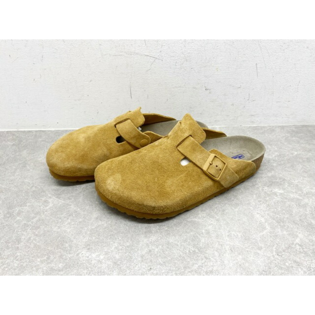 BIRKENSTOCK（ビルケンシュトック）BOSTON　ソフトフットベッド　ラテクリーム　クロッグ　サンダル【007】