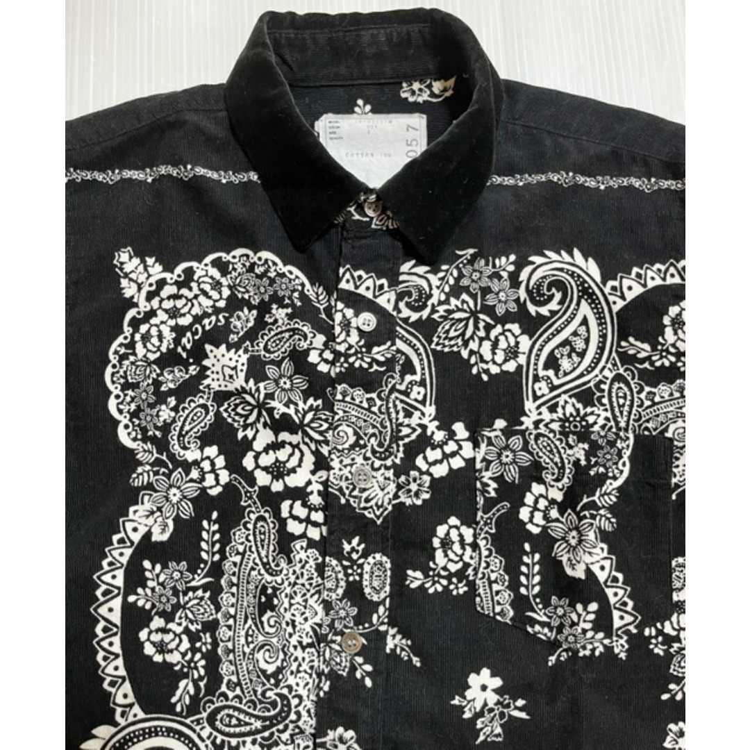 sacai(サカイ)　19-02057M　19AW　 FLORAL SHIRT 【007】 2