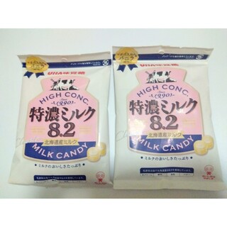 ユーハミカクトウ(UHA味覚糖)のUHA 味覚糖 特濃ミルク 8.2 キャンディ 2袋セット(菓子/デザート)