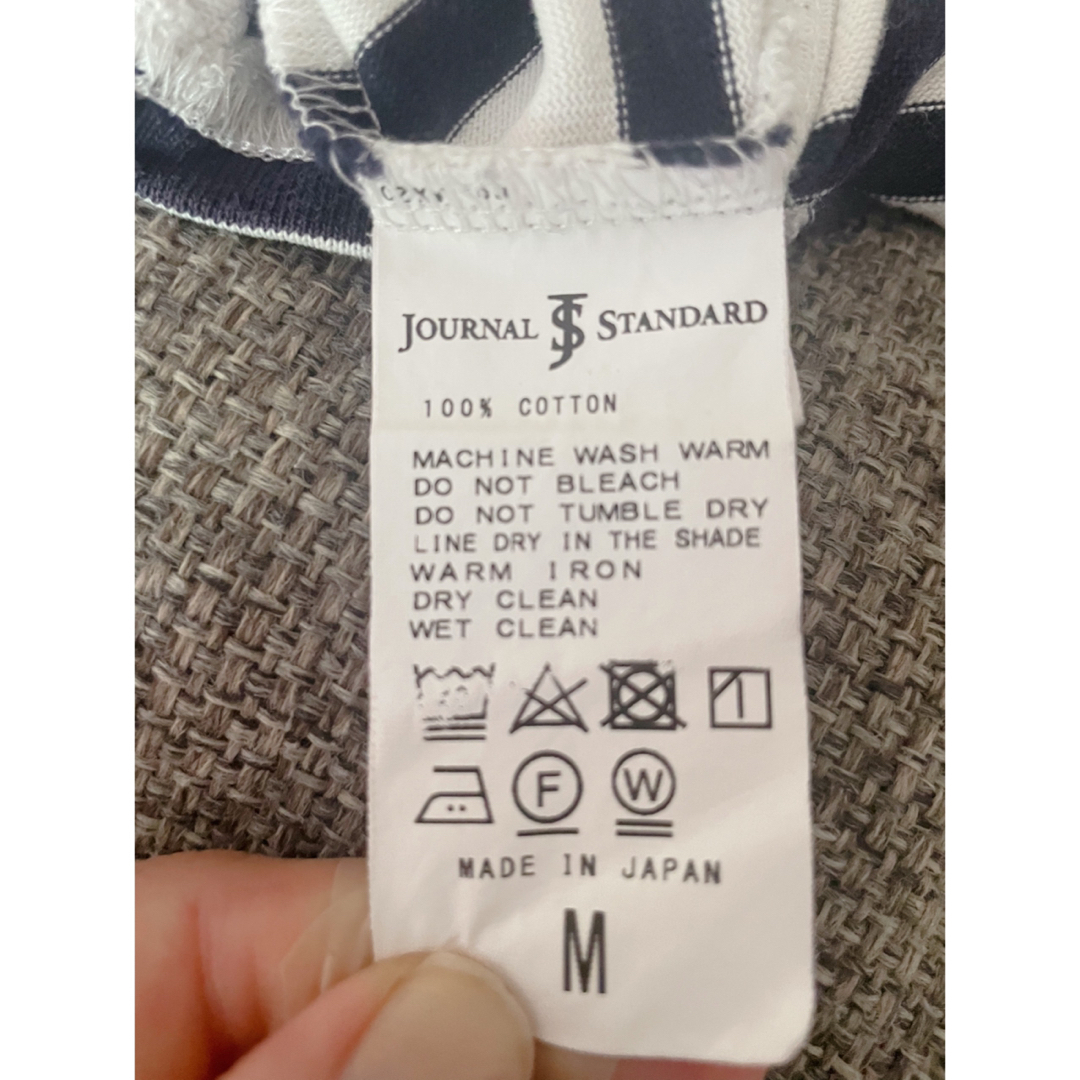 JOURNAL STANDARD(ジャーナルスタンダード)のジャーナルスタンダード　ボーダーTシャツ　Mサイズ レディースのトップス(Tシャツ(半袖/袖なし))の商品写真