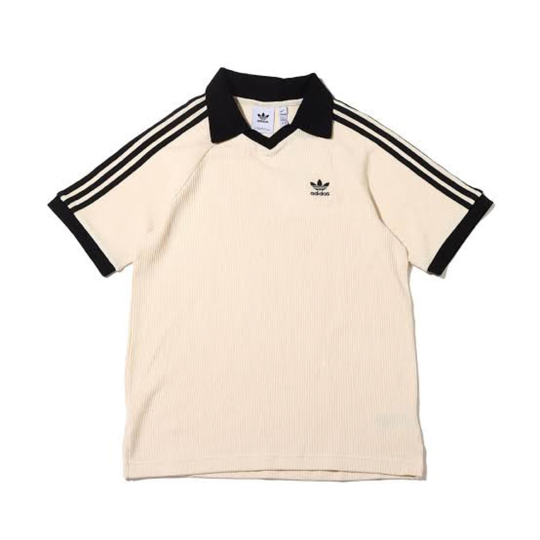 adidas(アディダス)のadidas ワッフルポロ Mサイズ メンズのトップス(Tシャツ/カットソー(半袖/袖なし))の商品写真