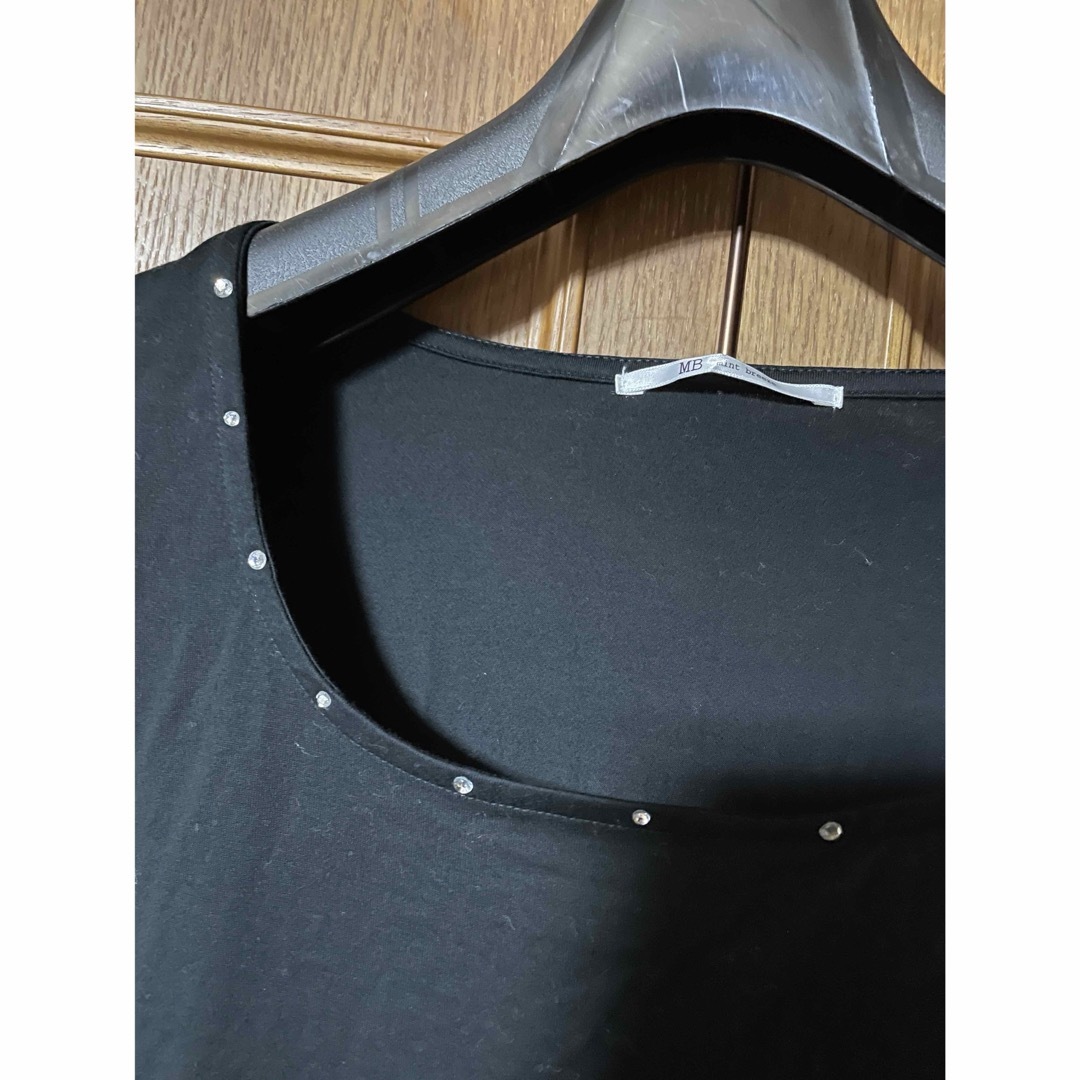 MB ミントブリーズ 4L 黒　大きいサイズ レディースのトップス(カットソー(半袖/袖なし))の商品写真