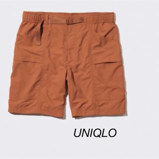 ユニクロ(UNIQLO)のUNIQLO ギアショーツ　L ダークオレンジ(ショートパンツ)