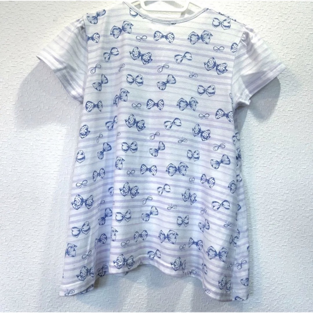 motherways(マザウェイズ)のmotherways 子供服　トップス　Tシャツ　カットソー　蝶々花柄　150 キッズ/ベビー/マタニティのキッズ服女の子用(90cm~)(Tシャツ/カットソー)の商品写真