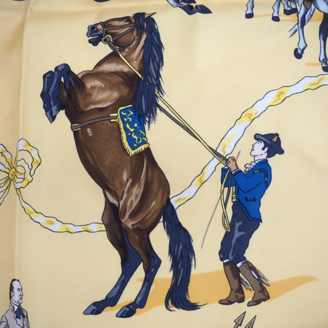 エルメス HERMES スカーフ カレ90 アンダルシアの公立乗馬学校-