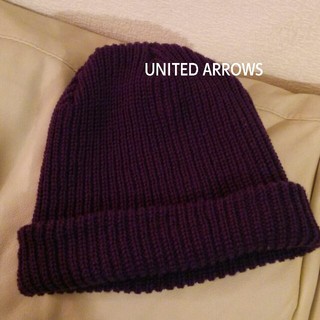 ユナイテッドアローズ(UNITED ARROWS)のグリーンレーベル ニット帽(ニット帽/ビーニー)