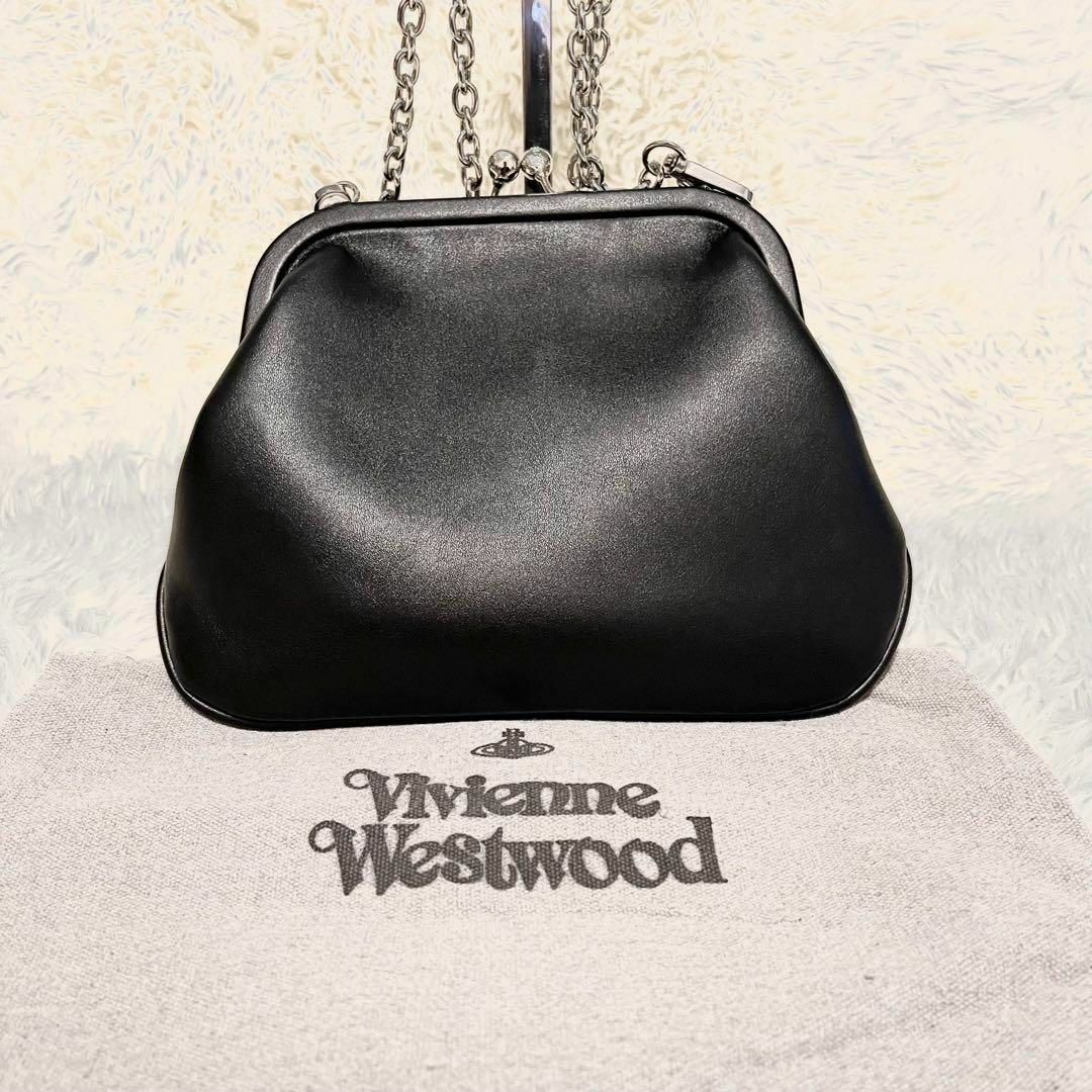 極美品 vivienne westwood がま口 ショルダーバッグ 2way-