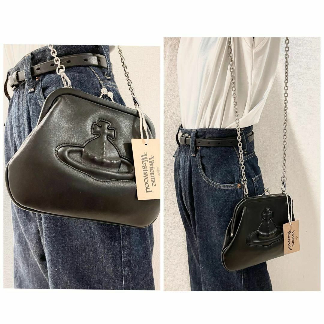 極美品 vivienne westwood がま口 ショルダーバッグ 2way-