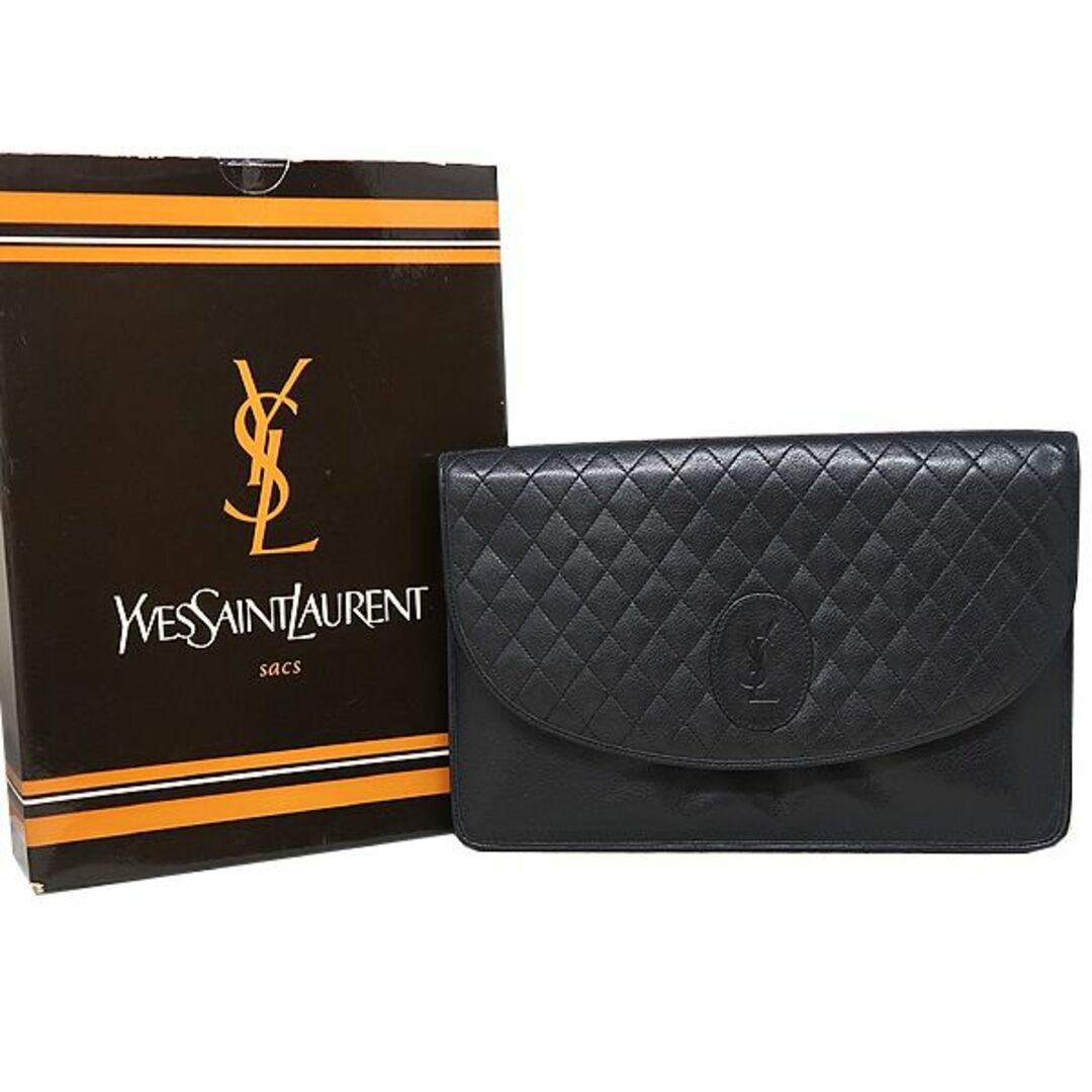 未使用 Yves Saint Laurent イブサンローラン クラッチバッグ