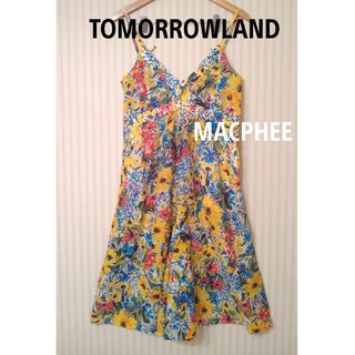 トゥモローランド(TOMORROWLAND)のTOMORROWLAND【MACPHEE】☆花柄サロペット(サロペット/オーバーオール)