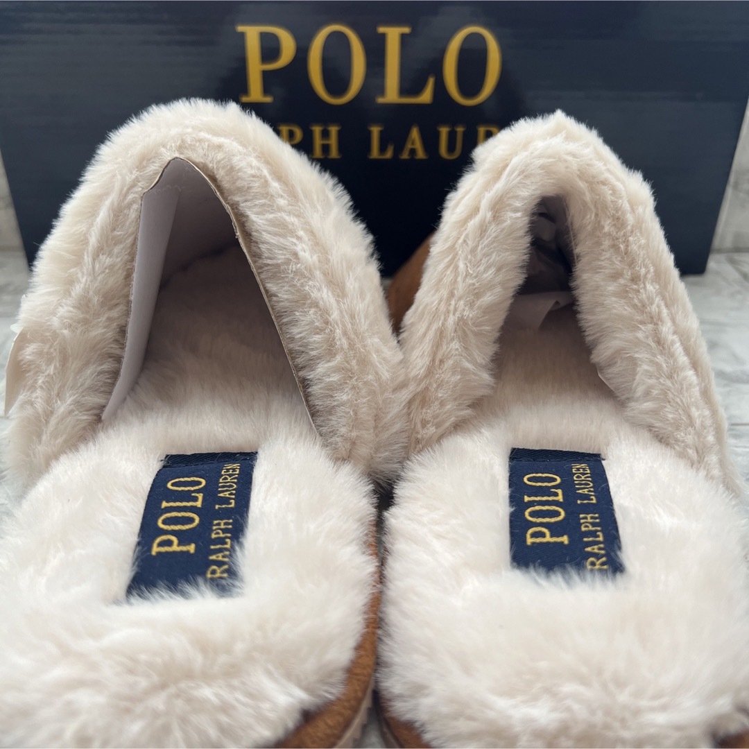 POLO RALPH LAUREN(ポロラルフローレン)のルームシューズ　ムートンスリッパ ポロラルフローレン レディースの靴/シューズ(サンダル)の商品写真