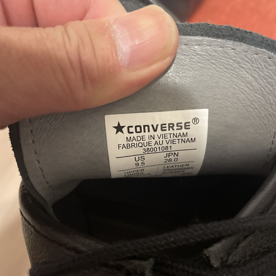 CONVERSE(コンバース)のコンバース　レザースニーカー　28㎝ メンズの靴/シューズ(スニーカー)の商品写真