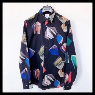 ポールスミス(Paul Smith)のポールスミス 長袖シャツ 総柄 ネイビー系(シャツ)