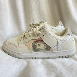 ナイキ(NIKE)のkiito キート ダンクロー dunk low カスタム キリスト 25.5(スニーカー)