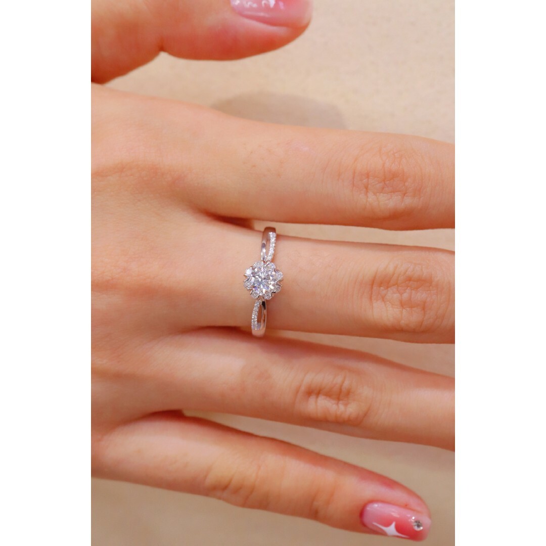 天然ダイヤモンドリング0.368ct k18 - www.sorbillomenu.com