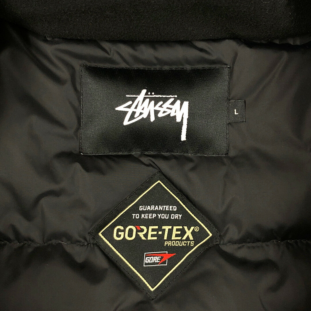 STUSSY(ステューシー)のSTUSSY ステューシー GORE-TEX ゴアテックス ダウン パーカー ジャケット ダークネイビー系 サイズL 正規品 / 31664 メンズのジャケット/アウター(ダウンジャケット)の商品写真