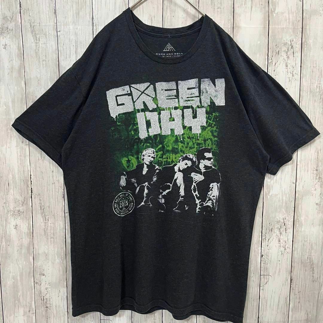 ロックバンドTシャツ古着GREEN DAYグリーンデイバックプリント サイズXL