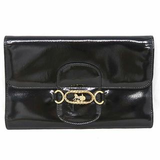 セリーヌ(celine)のCELINE セリーヌ ホースキャリッジ 馬車金具 クラッチ 財布 バッグ(財布)