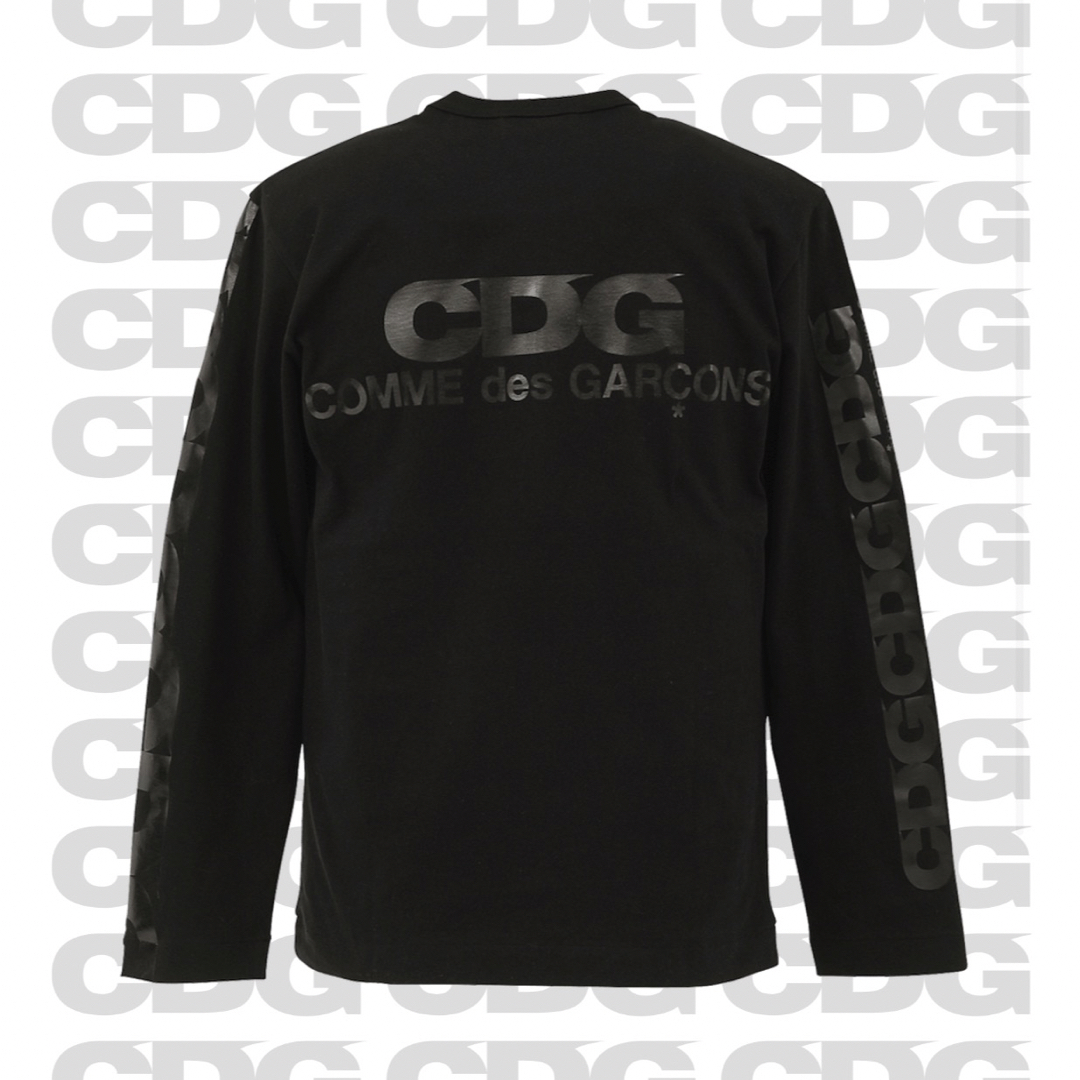 Tシャツ/カットソー(七分/長袖)コムデギャルソン LONG SLEEVE T-SHIRT MONOCHROME