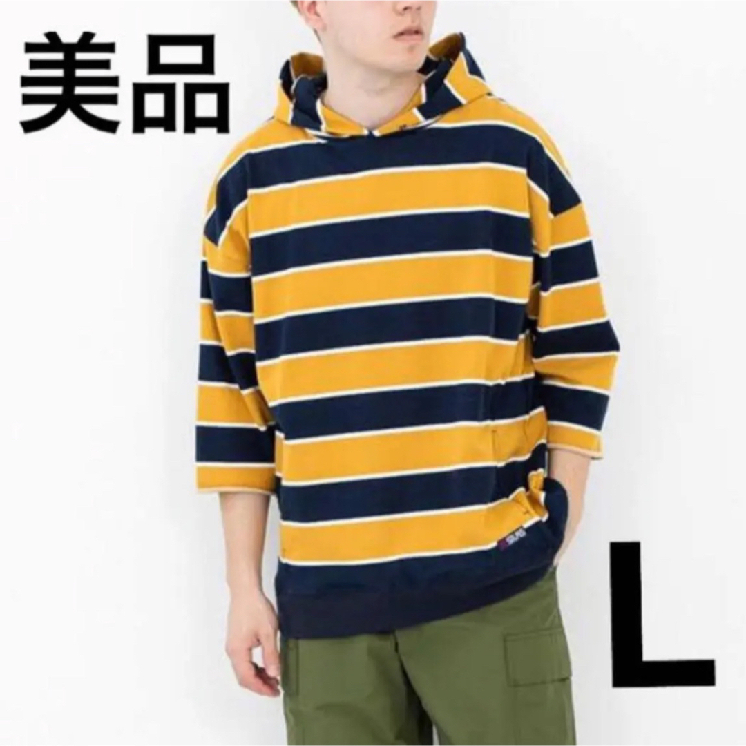 SILAS(サイラス)の【極美品・L】 サイラス パーカー SILAS HS BORDER HOODIE メンズのトップス(パーカー)の商品写真