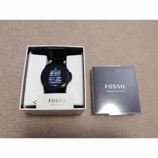 FOSSIL - 【中古】Fossil スマートウォッチ GEN 5E FTW4056 ブラックの