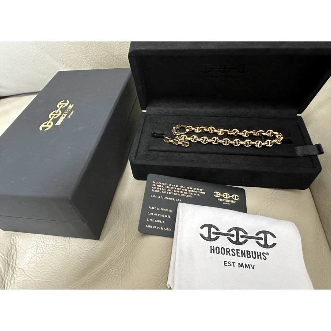 HOORSENBUHS 5MM OPEN-LINK BRACELET 18K メンズのアクセサリー(ブレスレット)の商品写真