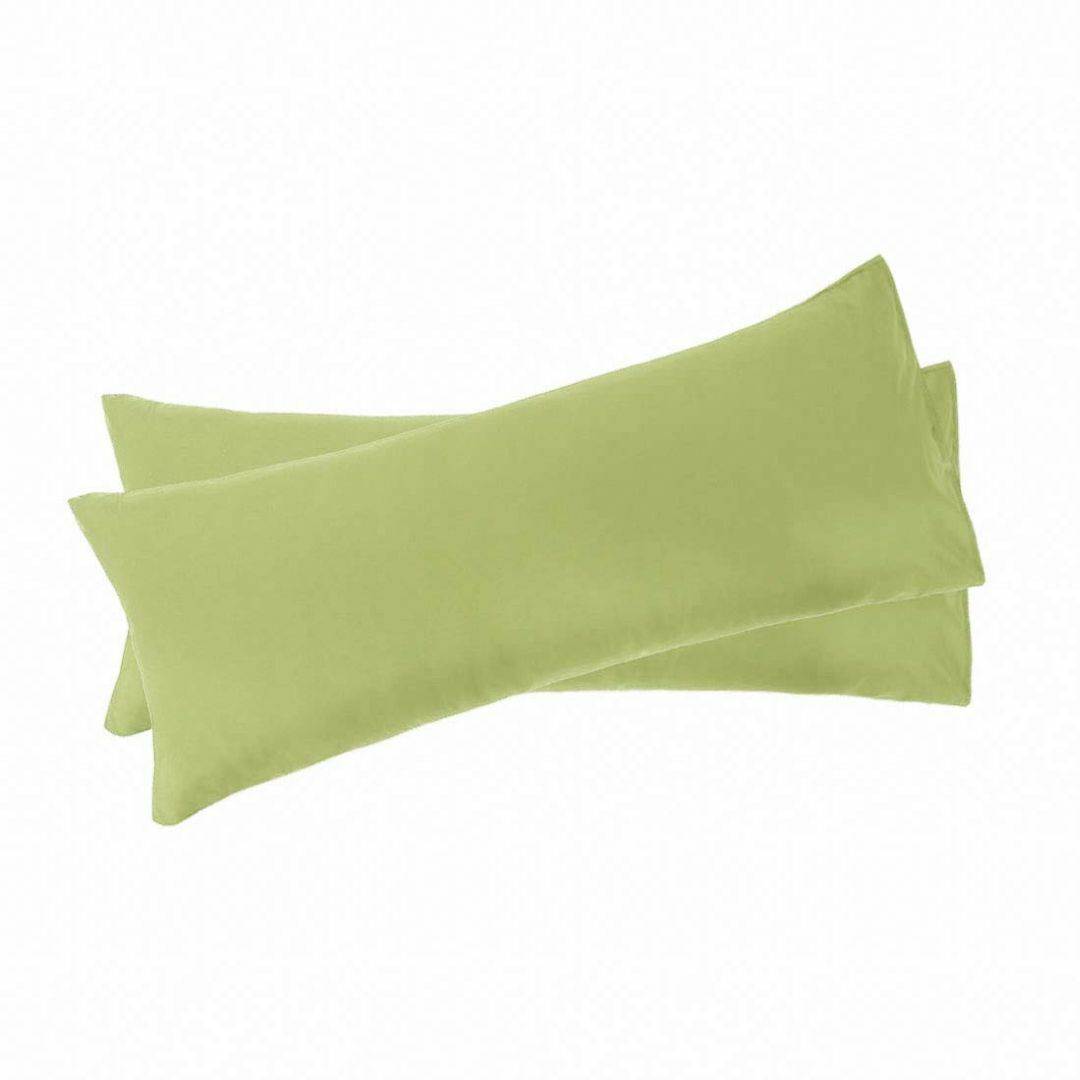 【色: 灰緑色2】uxcell 枕カバー マイクロファイバー ピローケース ロン