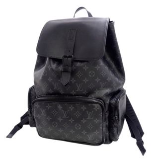 ルイヴィトン(LOUIS VUITTON)のルイ・ヴィトンリュック・バックパック トリオ・バックパック モノグラムエクリプス レザー ブラック黒 グレー灰 40802064387(バッグパック/リュック)