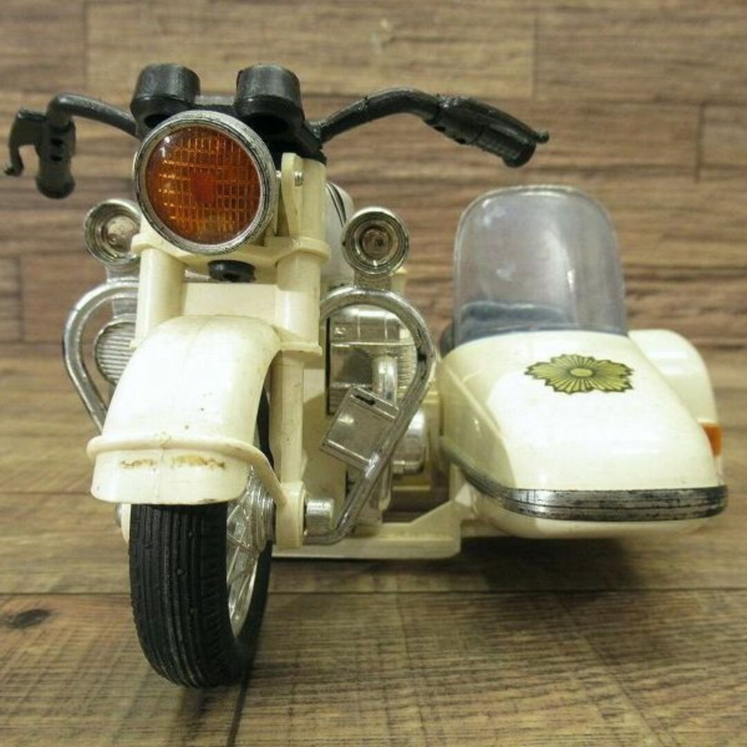 G② 現状渡し 当時物 昭和レトロ ホンダ 警視庁 白バイ ブリキ