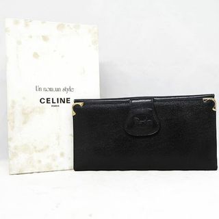 セリーヌ(celine)の未使用 CELINE セリーヌ ホースキャリッジ 馬車 ロゴ レザー 長財布(財布)