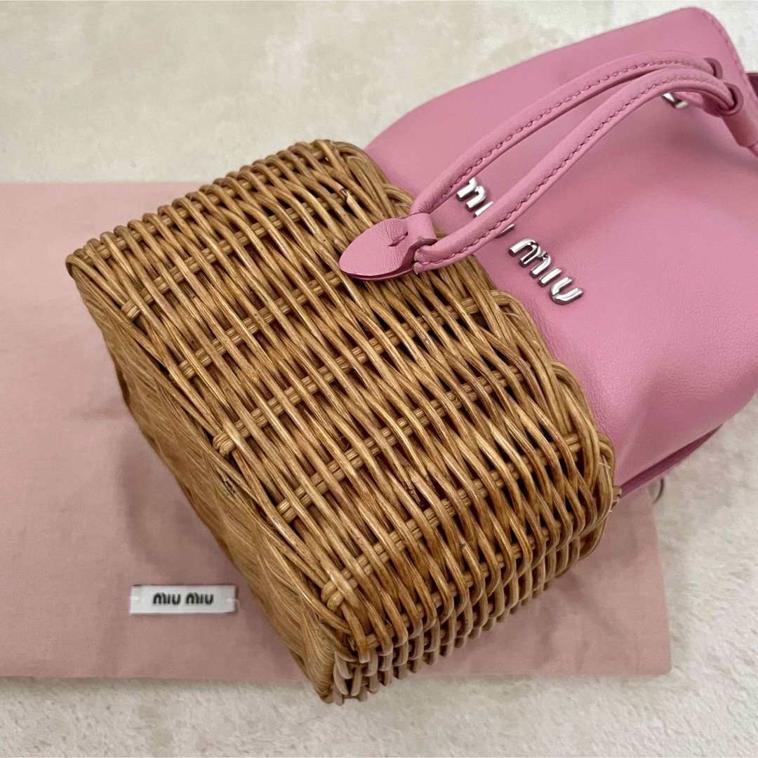 MIU MIU♡ミュウミュウ かごバッグ