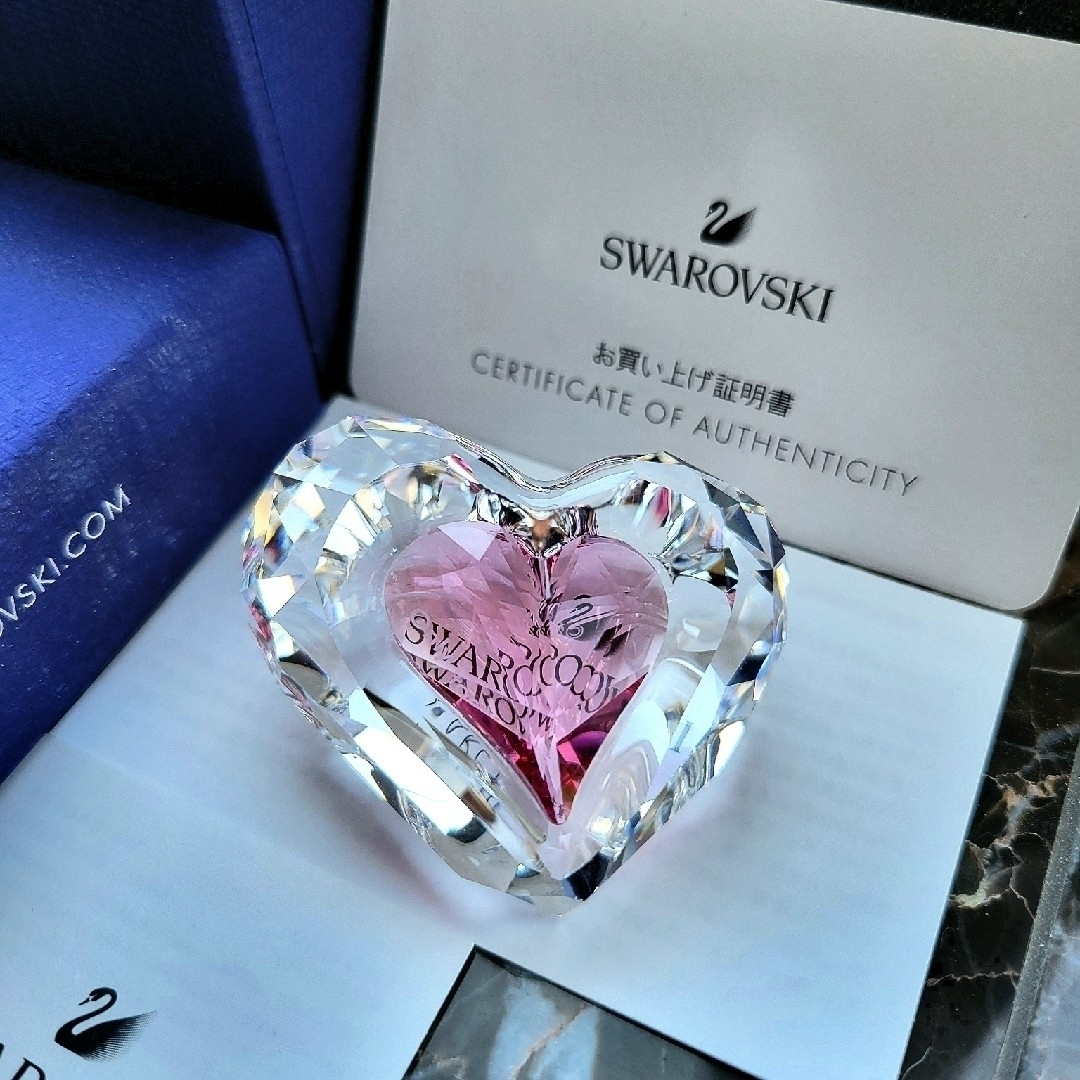 SWAROVSKI - スワロフスキー『Heart / Only for you』ハート 箱付き 美