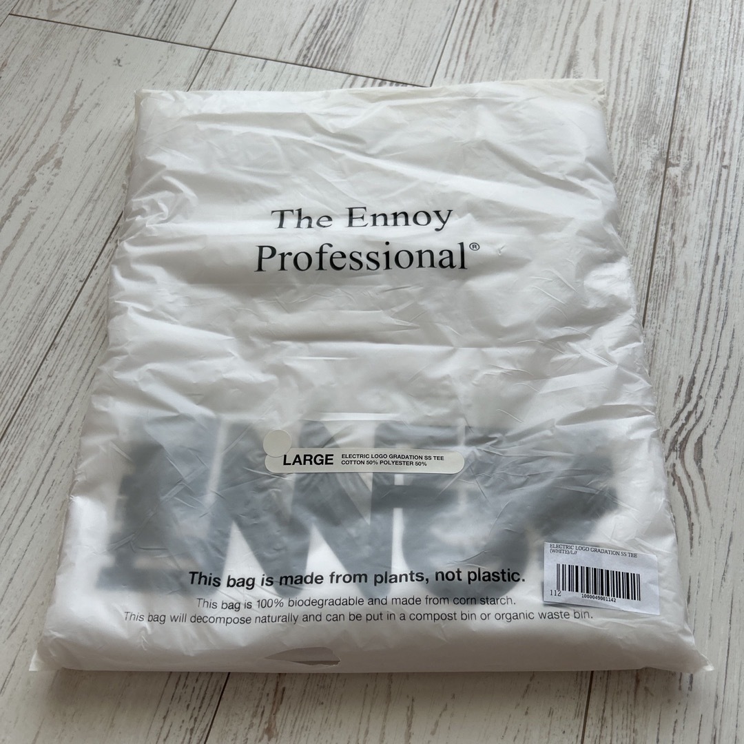 ENNOY エンノイ ELECTRIC LOGO GRADATION Tシャツ-