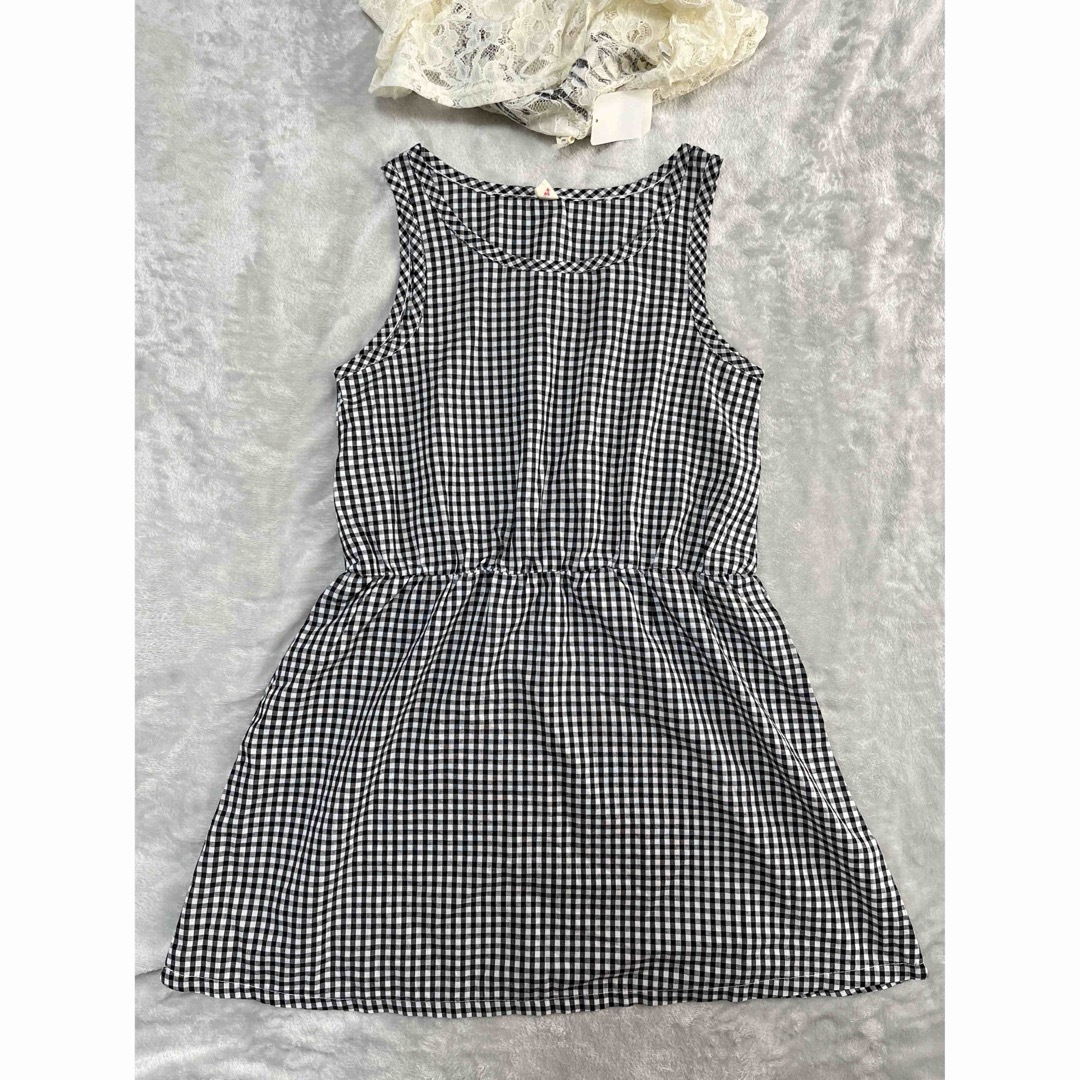 ワンピース 140cm レース 3way キッズ/ベビー/マタニティのキッズ服女の子用(90cm~)(ワンピース)の商品写真