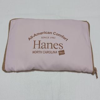 ヘインズ(Hanes)の美品 エコバッグ ピンク マチあり Hanes(エコバッグ)