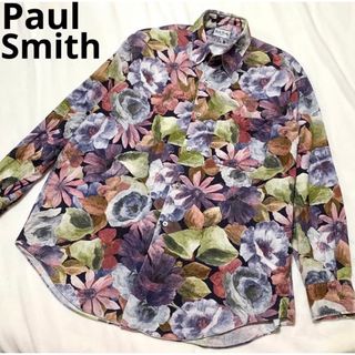 Paul Smith 美品/希少Paul Smith 花柄 コーデュロイ シャツ 極上