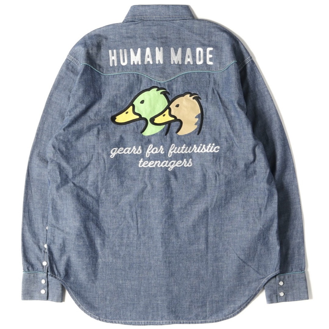 【新品未使用】HUMAN MADE WESTERN CHAMBRAY SHIRTサイズM