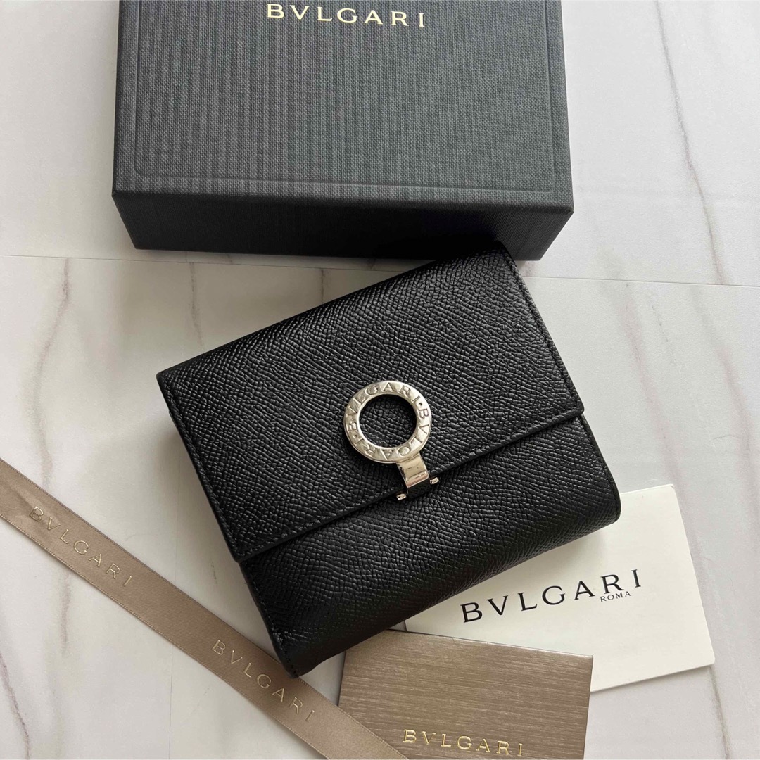 BVLGARI(ブルガリ)の722 美品 BVLGARI ブルガリ 2つ折り財布 レディースのファッション小物(財布)の商品写真