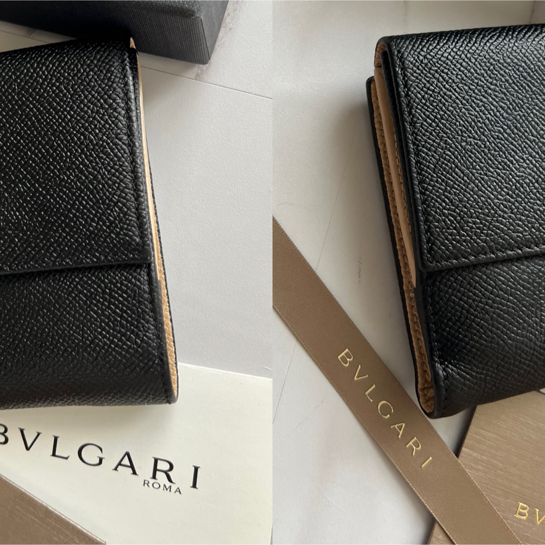 BVLGARI(ブルガリ)の722 美品 BVLGARI ブルガリ 2つ折り財布 レディースのファッション小物(財布)の商品写真