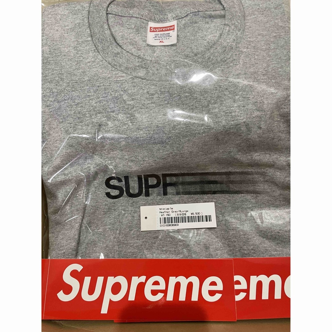 XL Supreme Motion Logo Tee グレー